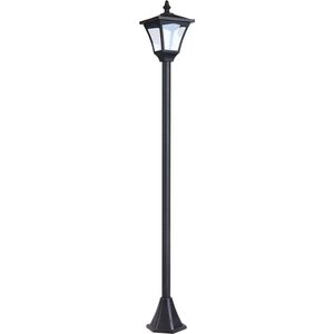 Tuinlantaarn - Solar tuinverlichting - Tuinlamp - Lantaarn - Lamp - Lantaarnpaal - Verlichting buiten - H120 cm