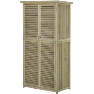 Tuinkast - Tuinkast Hout - Tuinhuis - Tuinschuur - Tuinhuis Hout - B87 x D46,2 x H160