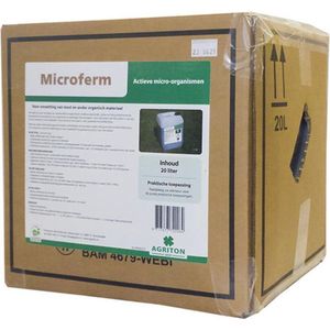 EM Bokashi Kant en Klaar Microferm 20L - BIB - microferm - actieve bacteriën - fermenteren - mest - kunstmest - bokashi - bloemen - compost - Ecologisch - milieuvriendelijk