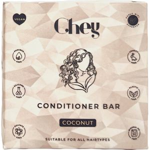 Chey Solid Conditioner bar Coconut - [Alle haartypes - Plastic vrij - Vrij van Parabenen/Sulfaat/Siliconen]