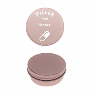 Pillen Blikje Met Naam Gravering - Hessel