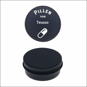 Pillen Blikje Met Naam Gravering - Thiago