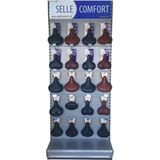 Selle comfort Comfort schap met Zadels. Breedte 100cm, prijs op basis van 1