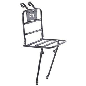 Steco Vorderradträger 20cm Komfort mattschwarz 20/24 Zoll