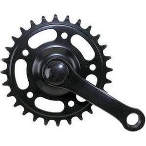 Kurbel Set 28T 90 mm schwarz