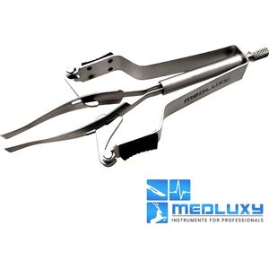 MEDLUXY - Automatische Pincet ( Epileerpincet ) - 10 cm - 4mm - klemkracht instelbaar [tweezer]