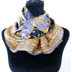 100% hoge kwaliteit zijden sjaal /Griekse mythologie godin patroon vierkant 105 x 105
