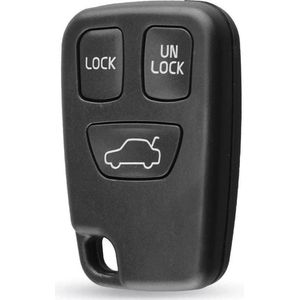 Autosleutel 3 knoppen geschikt voor Volvo sleutel S40 / S60 / S70 / S80 / S90 / V40 / V70 / V90 / XC70 / XC90 / volvo sleutel behuizing.