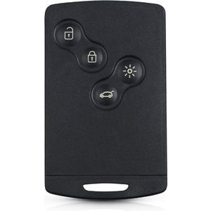 Autosleutel Smart Card 4 knoppen geschikt voor Renault sleutel / Scenic / Renault Grand Scenic / Renault Laguna / Renault Megane/ renault sleutelkaart sleutel behuizing.
