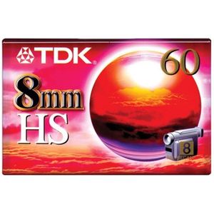 TDK HS60 8MM Video Blank Tape 60 Min