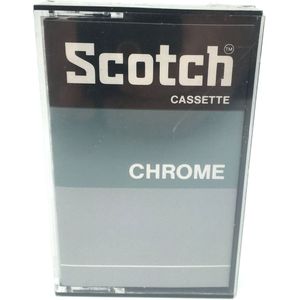 Scotch Chrome 120 Cassettebandje ( 1973-76 ) / Uiterst geschikt voor alle opnamedoeleinden / Sealed Blanco Cassettebandje / Cassettedeck / Walkman.