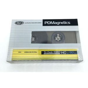 Audio Cassettebandje PDM Magnetics Tri-Oxide Ferro HG-90 Type I / jaar 1983 /  Uiterst geschikt voor alle opnamedoeleinden / Sealed Blanco Cassettebandje / Cassettedeck / Walkman / PDM cassettebandje.