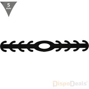 5x Ear Saver Mondkapje Verlenger | Zwart | Mondmasker Verlengstuk | Earsavers | Kinderen en Volwassenen | Veilig en eenvoudig om te doen | EarSavers kunststof | Black |