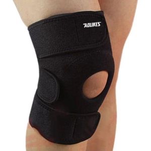 AOlikes - Kniebandage - verstelbare kniebrace - rechter/linker knie - patella stabilisator opening