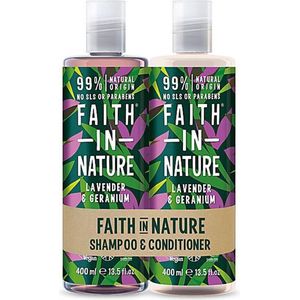 Faith in nature lavender en geranium shampoo en conditioner