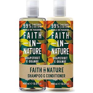 Faith in nature grapefruit en orange shampoo en conditioner