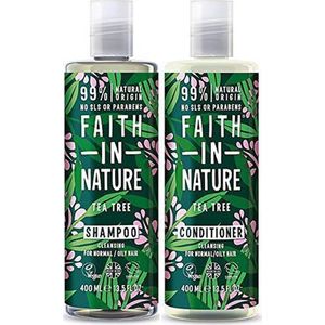 Faith in nature tea tree shampoo en conditioner