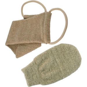 Naturae dorum Scrubband en Scrubhandschoen Hennep Linnen