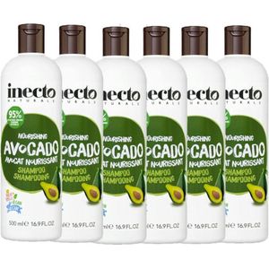 Inecto Avocado Shampoo Voordeelverpakking 6 pak