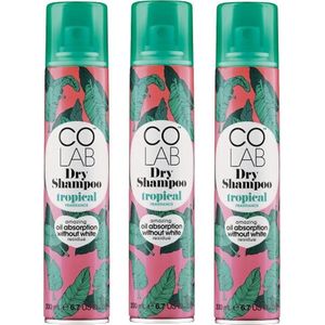 Colab - Droogshampoo Tropical, 200 ml - 3 pak