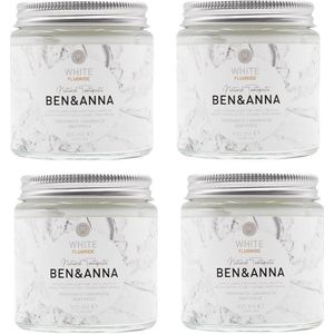 BEN&ANNA - whitening tandenpasta met fluoride - 4 pak