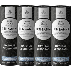 BEN&ANNA - Urban Black papertube - 4 pak