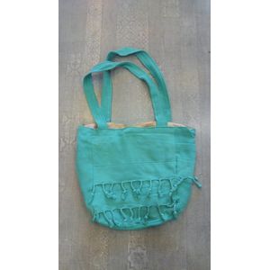 Shopper/Strandtas/Schoudertas Turquoise