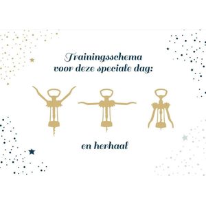 Pakket van 8: Verjaardagskaart trainingsschema