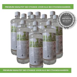 KieselGreen bol.com aanbieding| premium kwaliteit Bio ethanol| 12 flessen bio ethanol | voor sfeerhaarden | geurloos | milieuvriendelijk | premium kwaliteit| bio ethanolhaard vulling | sfeerhaarden bio ethanol | sfeerhaardvulling