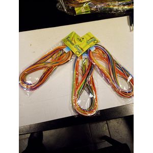 Vdtoys ® Scoubidou Touwtjes 30x100CM - Scoubidou Draad - knutseltouwtjes set van 3 pakjes ofte 90 draden