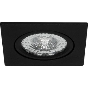 Ledmatters - Inbouwspot Zwart - Dimbaar - 5 watt - 300 Lumen - 1800-2700 Kelvin - Dim to Warm - IP65 Badkamerverlichting