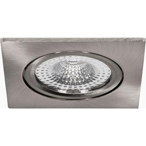 Ledmatters - Inbouwspot Nikkel - Dimbaar - 5 watt - 300 Lumen - 1800-2700 Kelvin - Dim to Warm - IP65 Badkamerverlichting