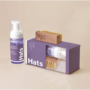 Jason Markk Hat Care Kit, Cleaning Set voor Caps, Petten en Hoeden, Reinigingsset met schoonmaakschuim en borstel
