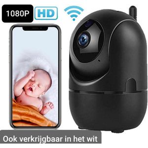 Living Needs - Babyfoon met Camera en App Zwart - Full HD, met Geluidsdetectie en Nachtzicht - Baby Monitor met Tweezijdige communicatie