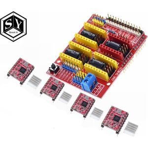 CNC Shield - Met 4 stuks A4988 - Voor Arduino