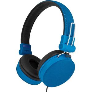 Saatchitech - Koptelefoon Met Microfoon - On-Ear - Blauw