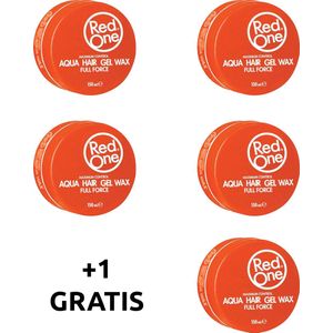 Red One Orange 4 + 1 | Aqua haar gel wax | Red One Wax | Red One Gel | Oranje