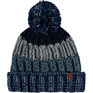 Muts heren - Winter - Gebreid - One size - Blauw/Grijs - Ski