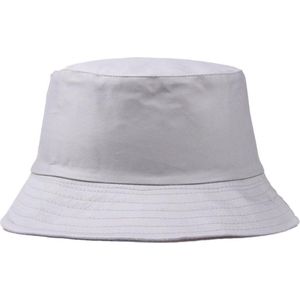 Hoed - Vissershoedje - Bucket Hat - Heren Dames - Grijs - Zonnehoed