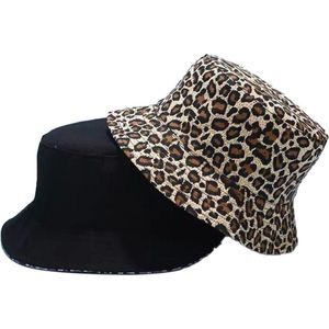 Hoed - Vissershoedje - Bucket Hat - Heren Dames - Panterprint - Panter - Luipaard - Zonnehoed