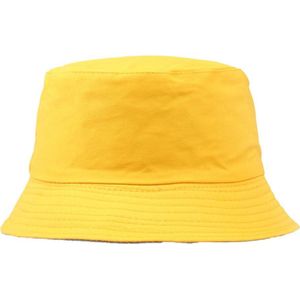 Hoed - Vissershoedje - Bucket Hat - Heren Dames - Geel - Zonnehoed