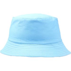 Hoed - Vissershoedje - Bucket Hat - Heren Dames - Licht Blauw - Zonnehoed