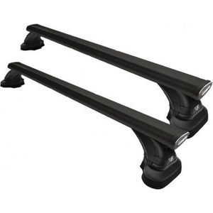 Farad Dakdragers - VW Amarok enkel cabine vanaf 2010 - Glad dak met fixpoint - 100kg Laadvermogen - Aluminium - Wingbar - Zwart