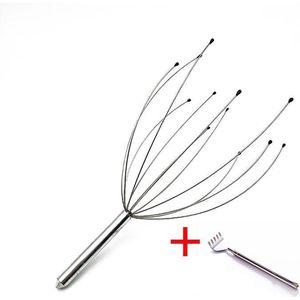 Hoofdmassage spin met GRATIS Uitschuifbaar Rugkrabber - Massage voor Hoofd - Rug - Benen - Nek