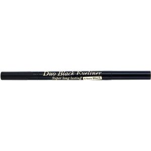 Bolero Cosmetics - Eyeliner - Duo - Semi-permanent- Ultra black - Zwart - Dubbele kwast - Watervast - Waterproef