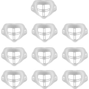 Mondkapjes houder Wit - 3D Mask - Wasbare gezichtsmasker - Beter ademen met mondkaphouder