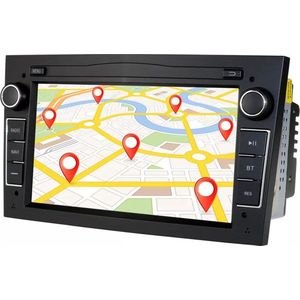 Opel Astra Antara Vectra Corsa Combo Meriva Vivaro Zafira Signum Tigra Twintop Android 10 Navigatie en Multimediasysteem Zwart