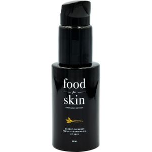 Food for Skin - Carrot Cleanser - Facial Cleansing Oil 50m - 100% natuurlijk - vegan - Made in NL