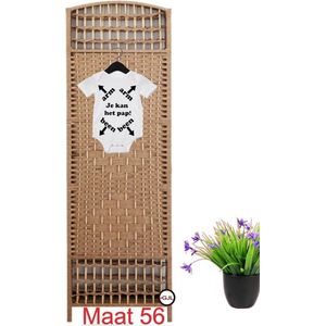 Romper Beste vrachtwagen Mijn Papa Rompertje Gepersonaliseerd Rompertje Babyshower  Kraamgeschenk Katoen Wit Cadeau Cadeautje Geschenk Verjaardag- Geboorte -New Born- Vaderdag - Spreuken -Spreuk- Quote- Tekst -Handgemaakt Maat 62