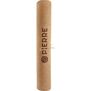 Pierre Sports - Yoga Mat - Kurk en Recycled Rubber - Duurzaam - Erg Licht om te dragen - 4mm dik - Anti Slip - Yoga en Pilates - 183 x 65cm